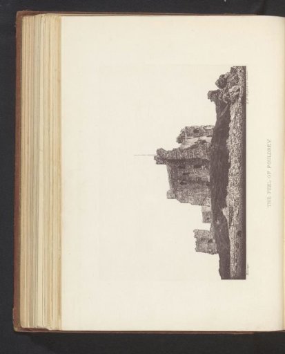 View of the ruins of Piel Castle