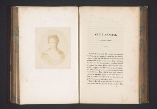Photographic reproduction of a portrait of Maria Mancini