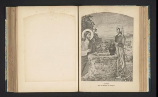 Christ and the woman of Samaria