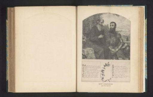 Saint Christopher and the hermit