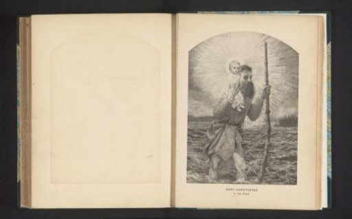 Saint Christopher in the ford