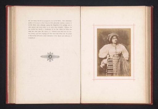 Portrait of an unknown woman in the costume of Italy
