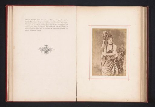 Portrait of an unknown woman in the costume of Swabia