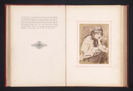 Portrait of an unknown woman in the costume of Bohemia