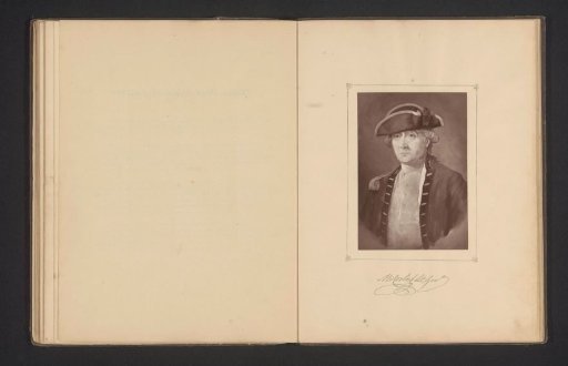 Photographic reproduction of a portrait of Moses Corbet