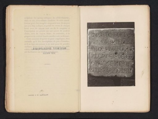 Stone or clay tablet with an inscription