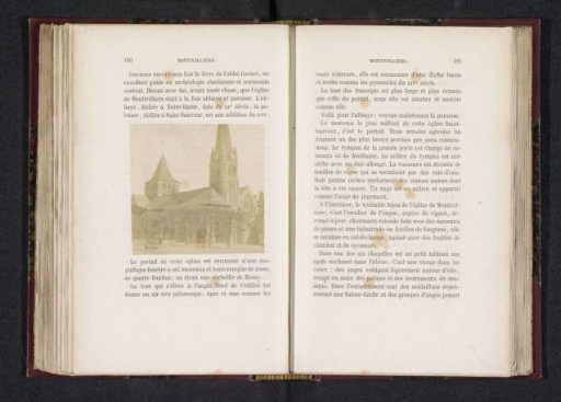 View of the Church of the Abbey of Montivilliers