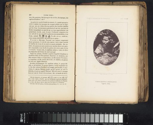 Portrait of an unknown Aino man
