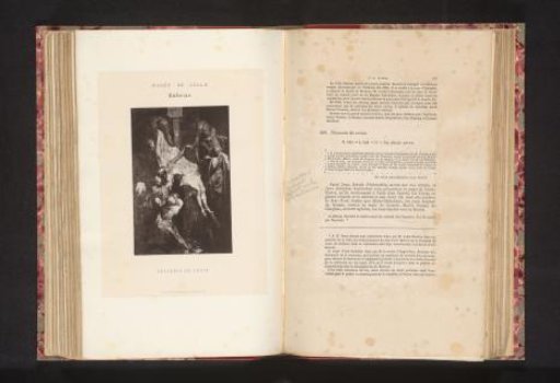 Photographic reproduction of a painting by Peter Paul Rubens, depicting the Descent from the Cross