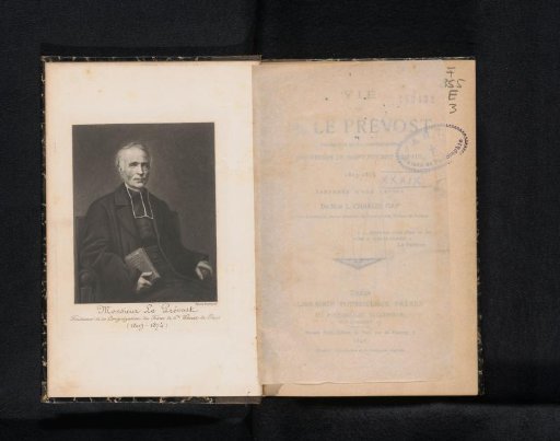 Photographic reproduction of a portrait of Jean-Léon Le Prevost