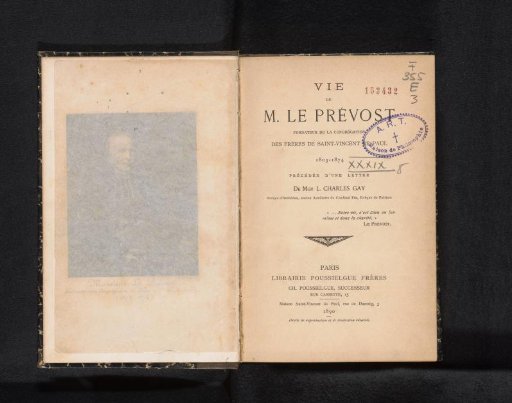 The life of Mr. le Prévost, founder of the congregation of the Brothers of Saint-Vincent de Paul 1803-1874