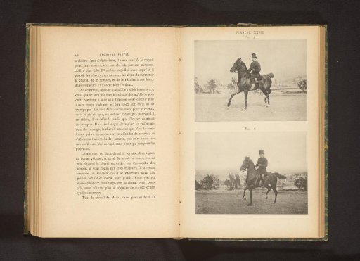 Two men on horses in the passage