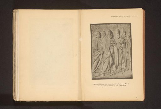 Relief, (presumably) depicting a pope and bishops