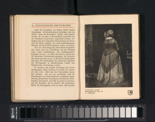 Photographic reproduction of a photograph by David Octavius Hill, depicting a costume study with a woman