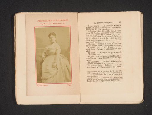Portrait of a French actress