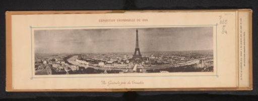 View of Paris with the Eiffel Tower