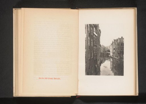 View of the Oudegracht in Utrecht