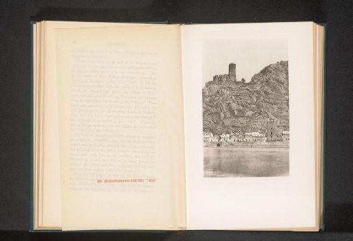 View of Sankt Goarshausen and Burg Katz