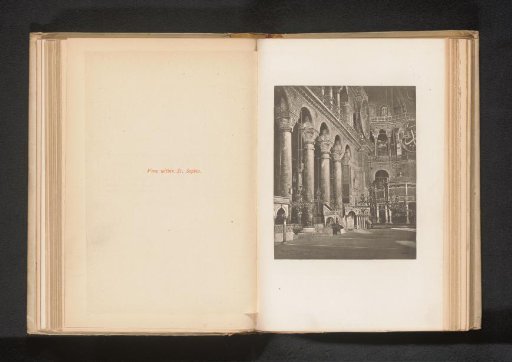 Interior of the Hagia Sophia at Constantinople