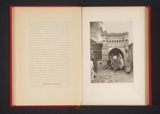 Fountain in a street in Tangier
