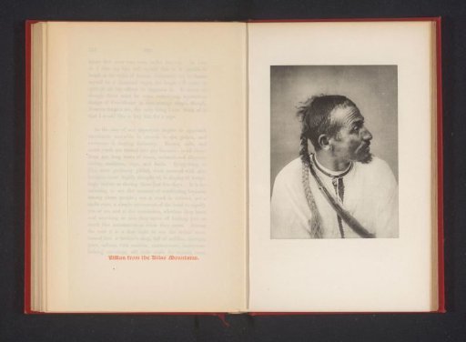 Portrait of an unknown man with a braid