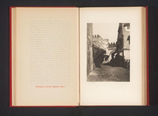 View of the street to the Jewish quarter in Fez