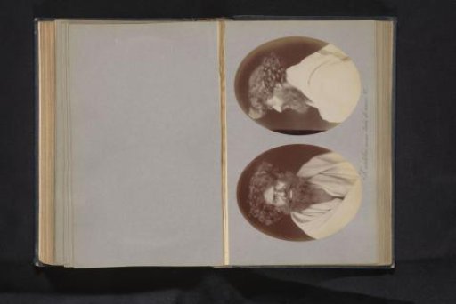 Two portraits of Karteben of the Toda tribe