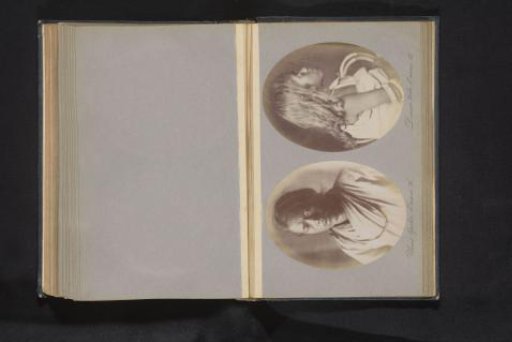Two portraits of an unknown man of the Lepcha and an unknown girl of the Toda