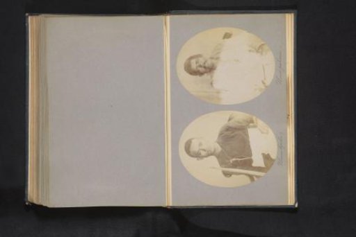 Two portraits of an unknown Lepcha man and an unknown Paharia man