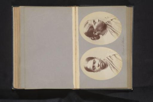 Two portraits of an unknown woman from Madras