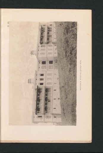 View of the southern pavilion of a surgical hospital in Helsinki