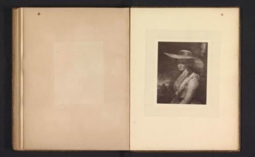 Photographic reproduction of a print after a portrait of Lavinia Spencer by Joshua Reynolds