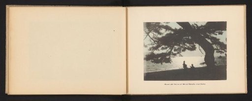 View of a beach near Kobe with two people