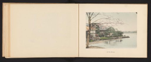 View of a Tea House in Japan