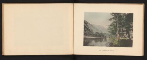 View of a lake in Japan, presumably Lake Yunoko near Nikko