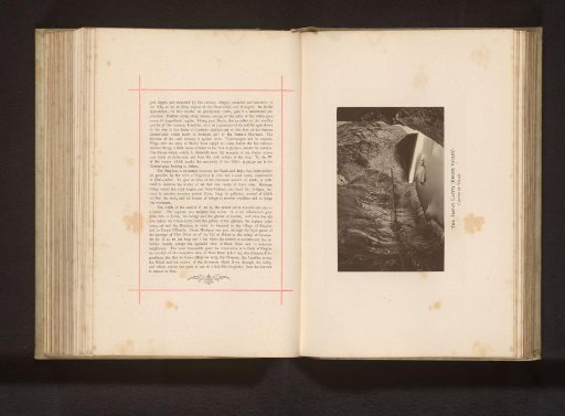 View of a cave in Switzerland, probably near Trent
