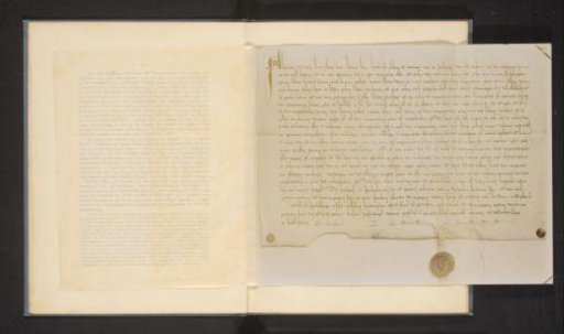 Photographic reproduction of a letter from Johannes von Rordorf