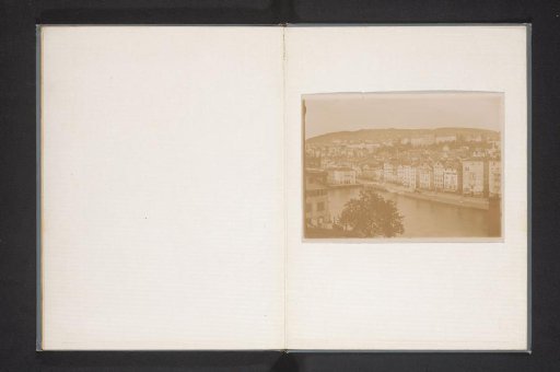 View of a quay in a city, possibly Zurich