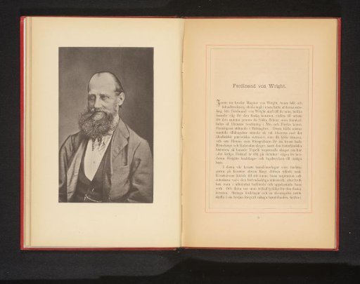 Portrait of Ferdinand von Wright