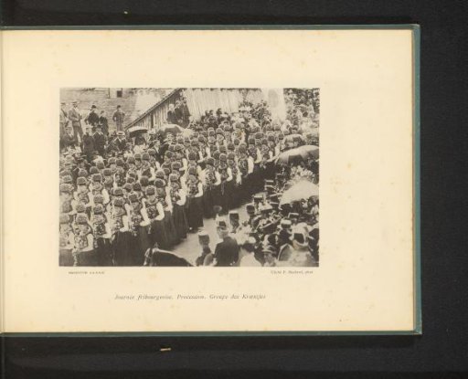 Procession in Fribourg, presumably commemorating the death day of Petrus Canisius in 1597
