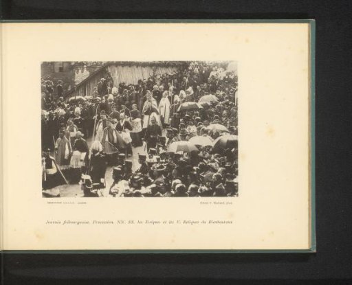 Procession in Fribourg, probably commemorating the death day of Petrus Canisius in 1597