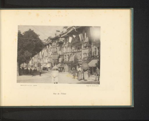 View of the Rue du Tilleul in Fribourg