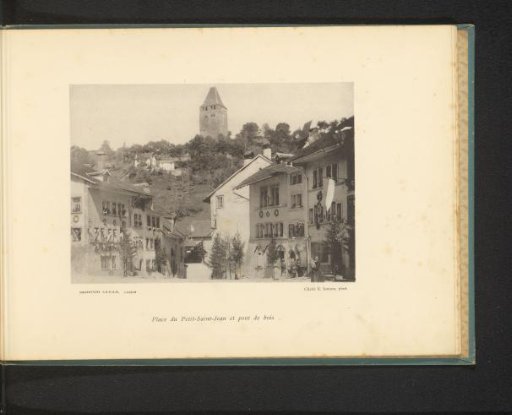 View of the Place du Petit-Saint-Jean in Fribourg