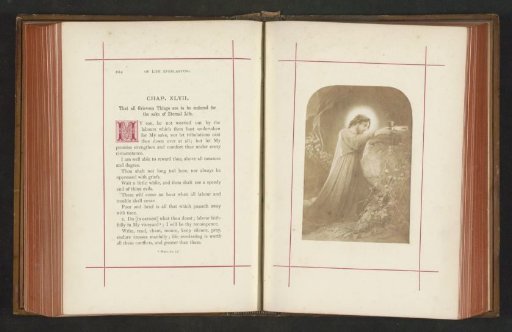 Photographic Reproduction of a Print Depicting (Probably) Christ with a Chalice