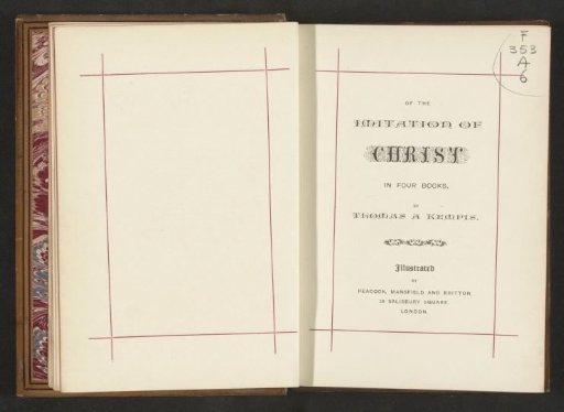 Of the Imitation of Christ in Four Books