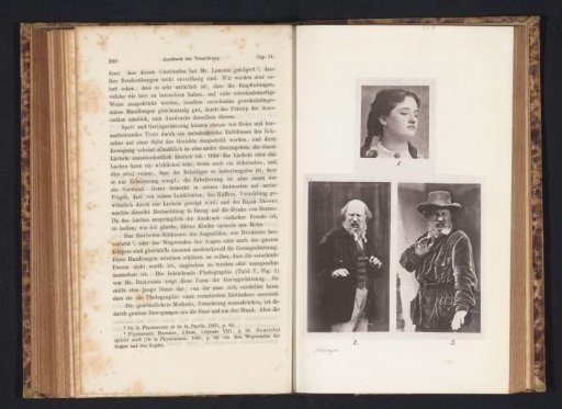 Three portraits of unknown men and a woman showing contempt