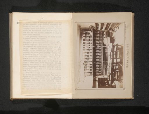 Interior of a germination station of the sugar factory at Klein Wanzleben