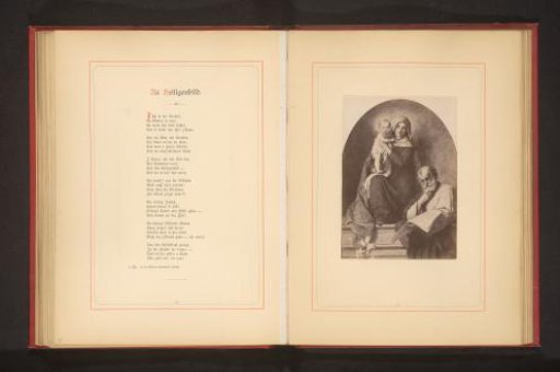 Photographic reproduction of a painting depicting the Holy Family