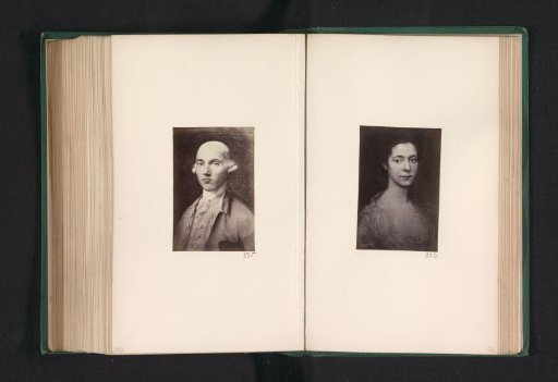 Photographic reproduction of a painting, representing a portrait of George Oswald
