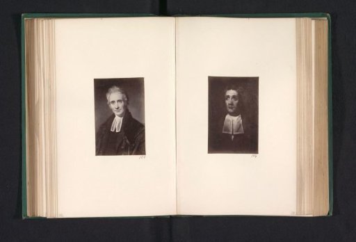 Photographic reproduction of a painting depicting a portrait of Edward Irving